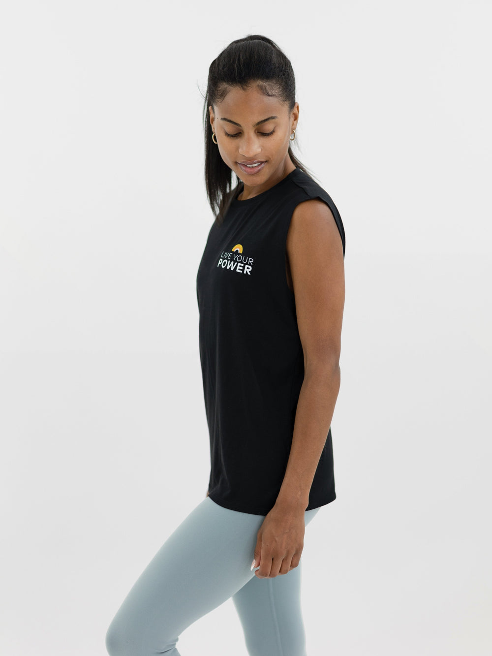 CorePower Yoga Unisex Live Your Power Muscle Tank