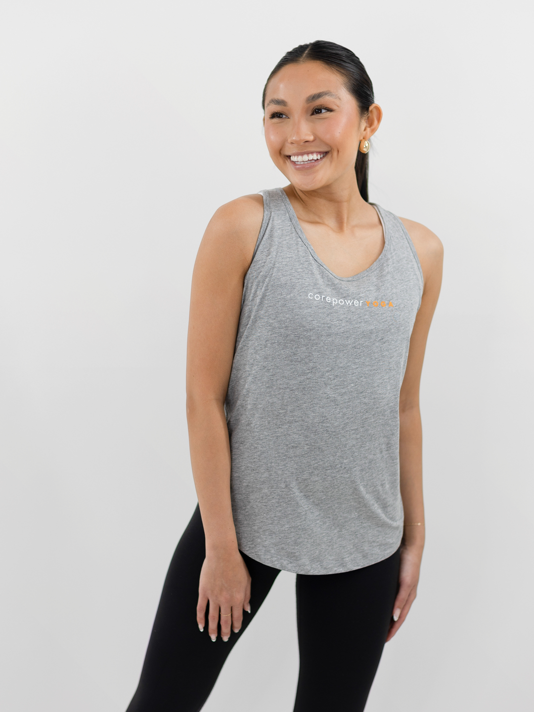 CorePower Yoga Grey Racerback FINAL SALE