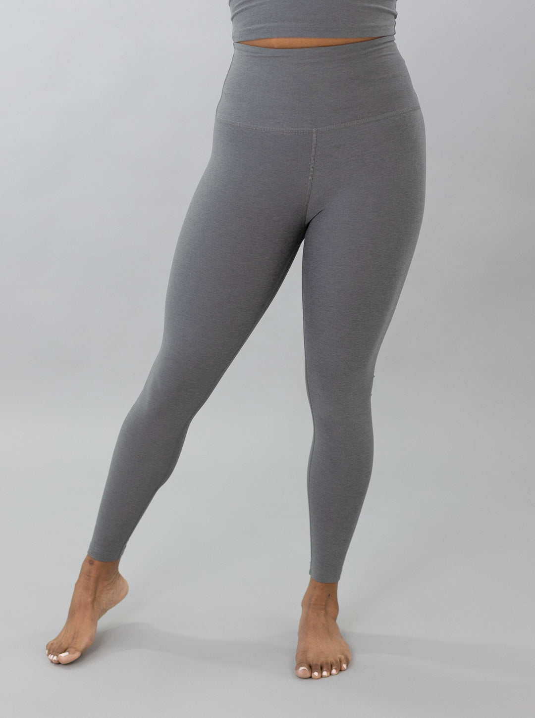 Beyond Yoga, Pants & Jumpsuits, Beyond Yoga 254 Size Medium High Waisted  Midi Legging In Rosemary Heather