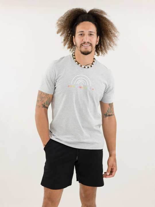 Corepower Merch CorePower Yoga Men's Pride Half Glow Tee - FINAL SALE