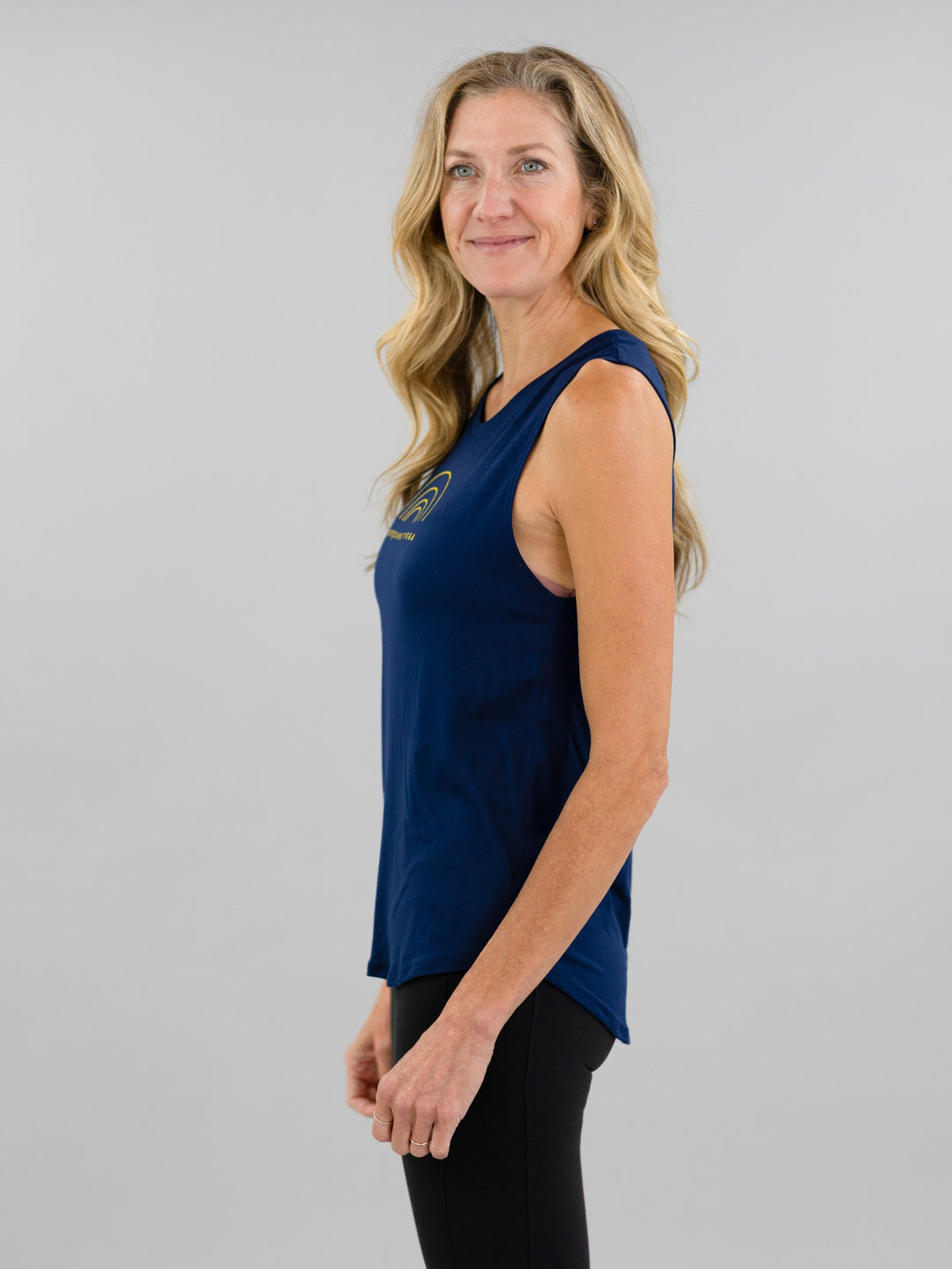 Corepower Merch CorePower Yoga Half Glow Muscle Tank