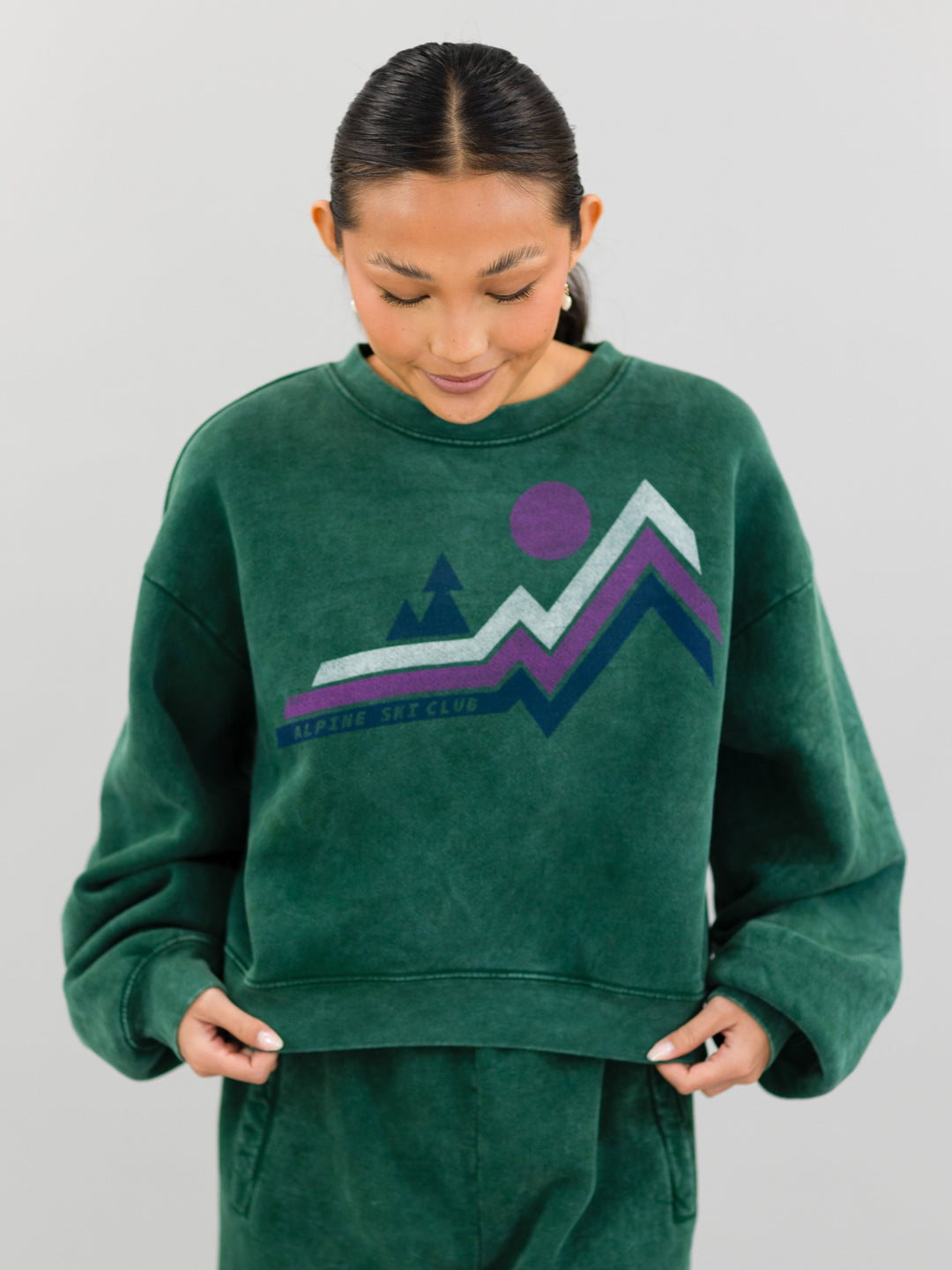 Sundry Alpine Cropped Sweatshirt