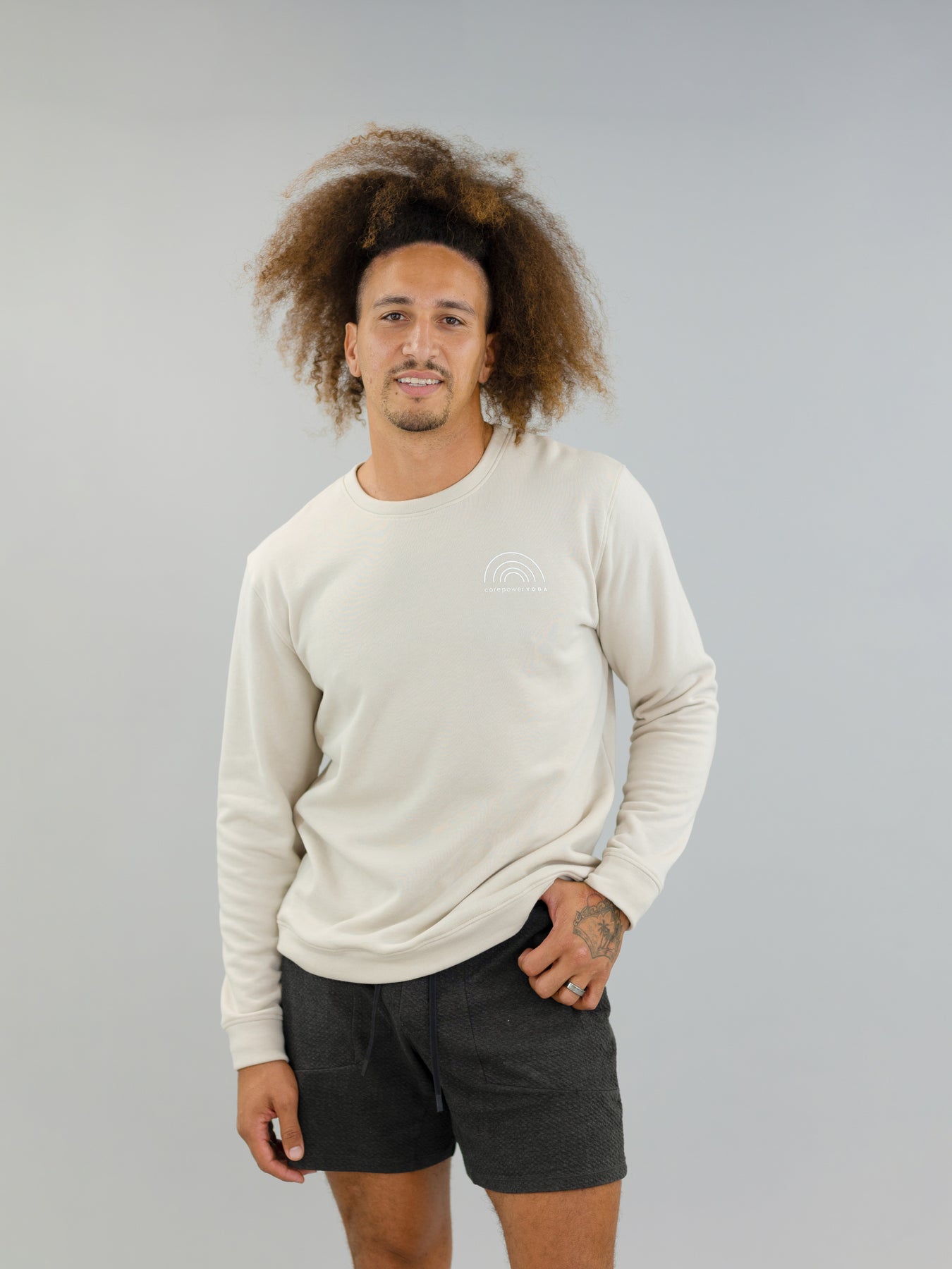 CorePower Yoga Men's Half Glow Sweatshirt1