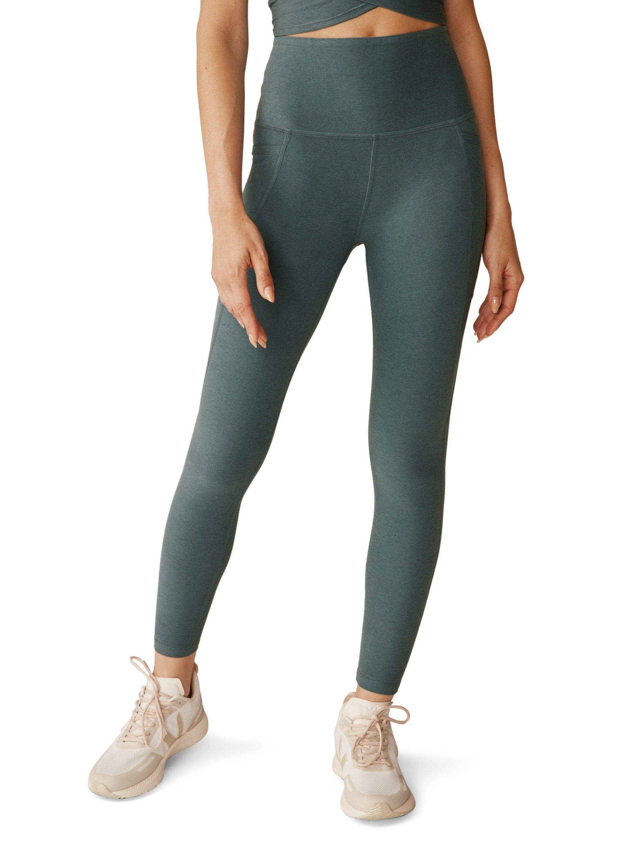 BEYOND YOGA Green High Waisted Pocket 2024 Leggings Size Medium