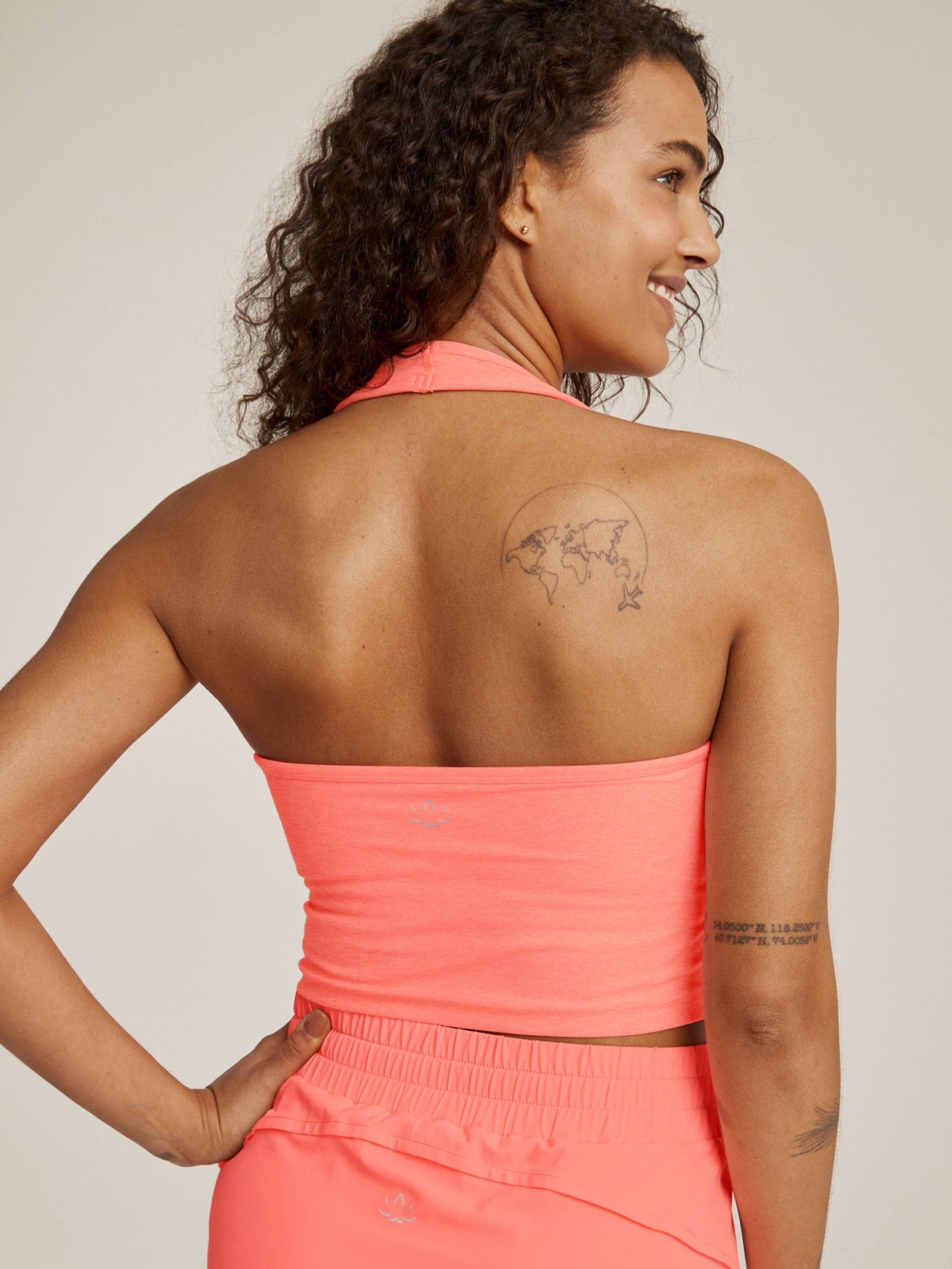 Beyond Yoga Spacedye Well Rounded Cropped Halter Tank – CorePower Yoga