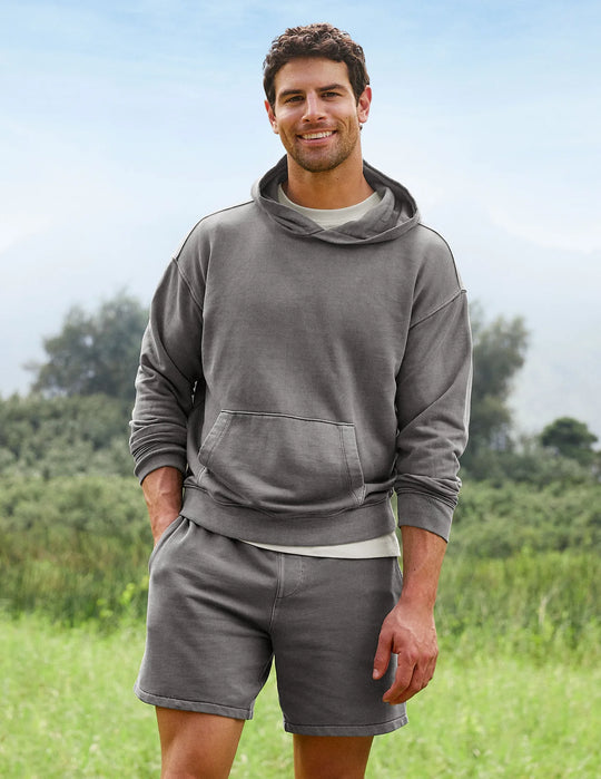 Beyond Yoga Mens Terry Hoodie