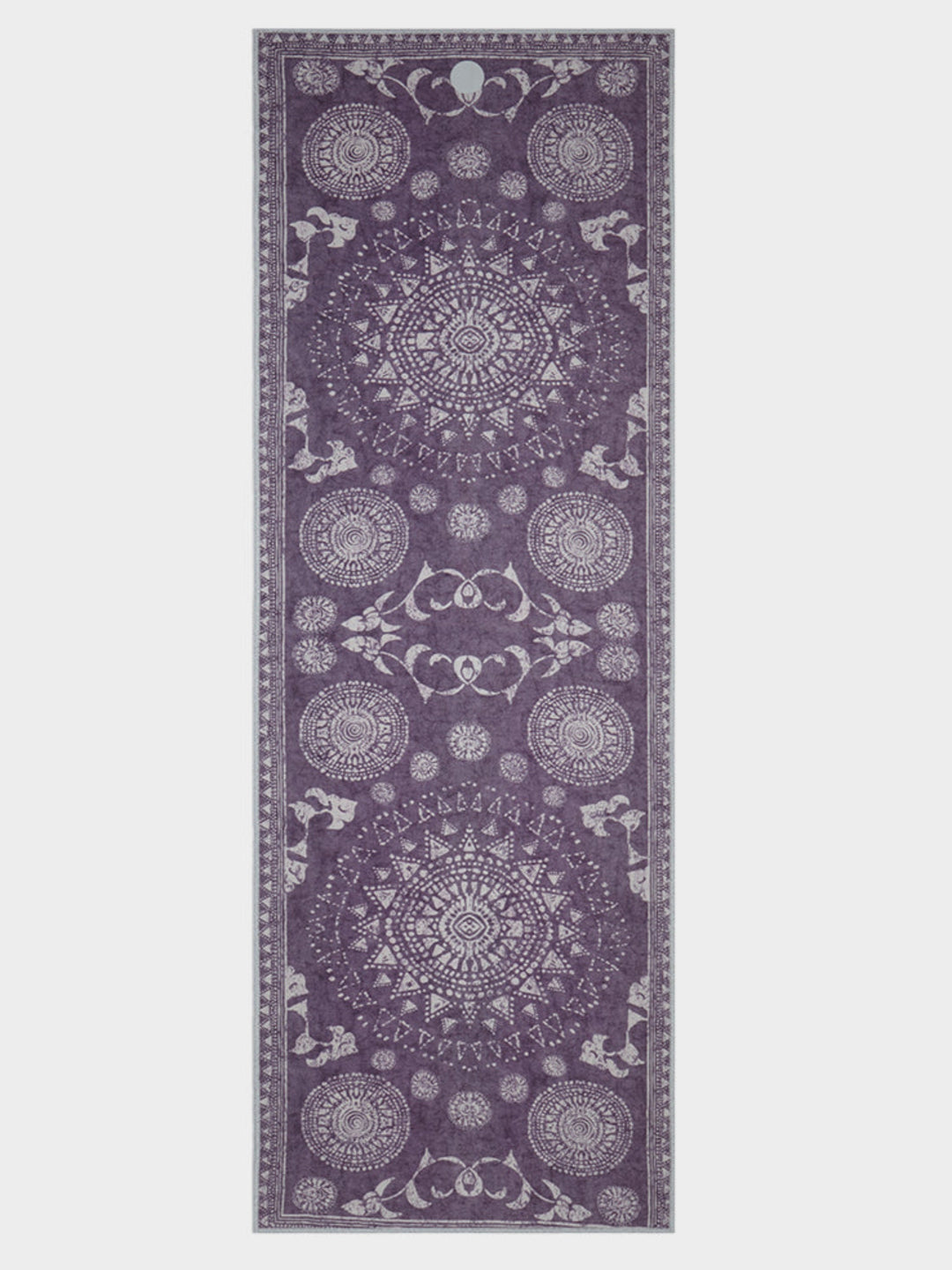 YogaRat Hot Yoga Mat Towel - Purple/Charcoal 