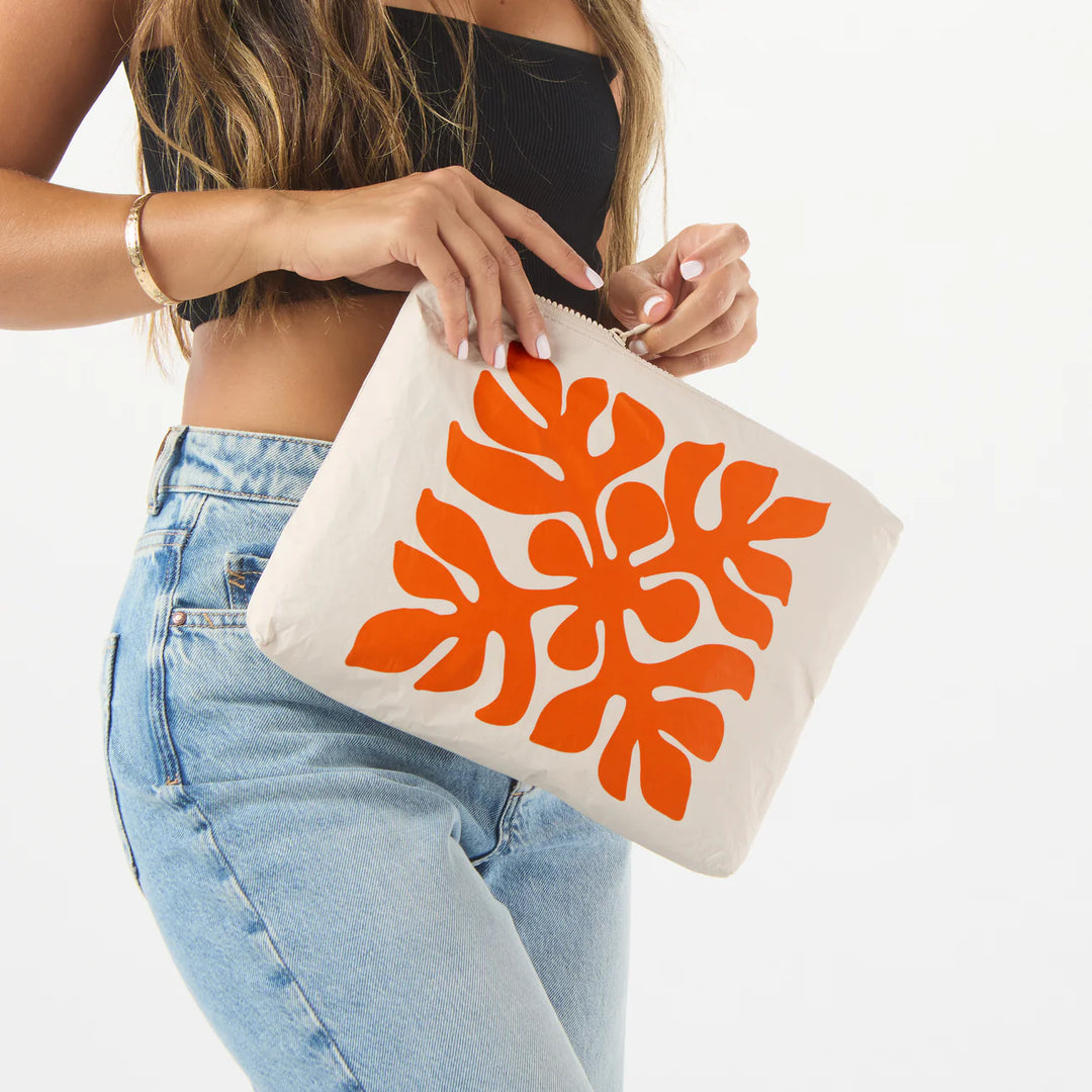 Aloha Applique Mid Pouch