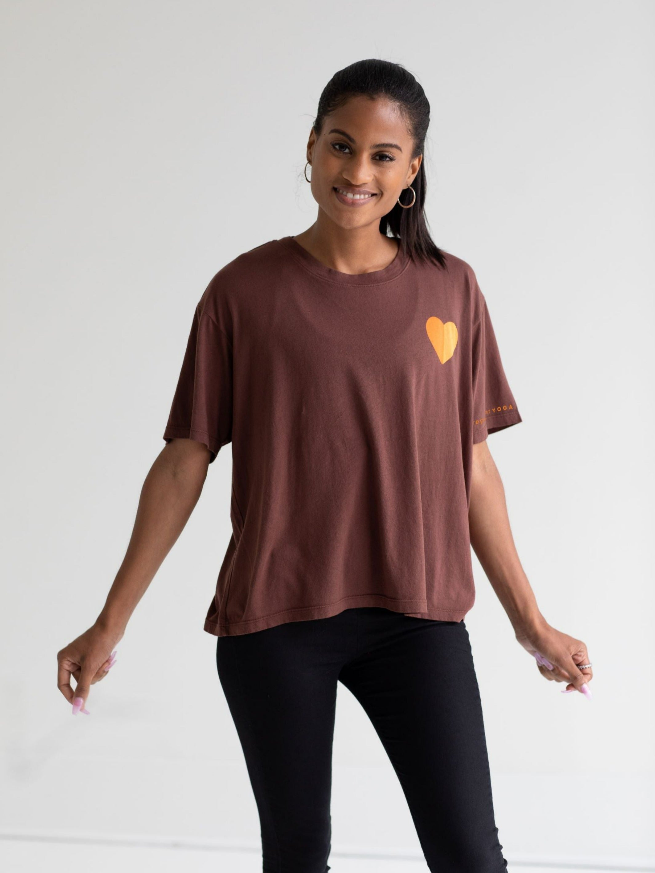 Sundry X CorePower Boxy Heart Tee - FINAL SALE – CorePower Yoga