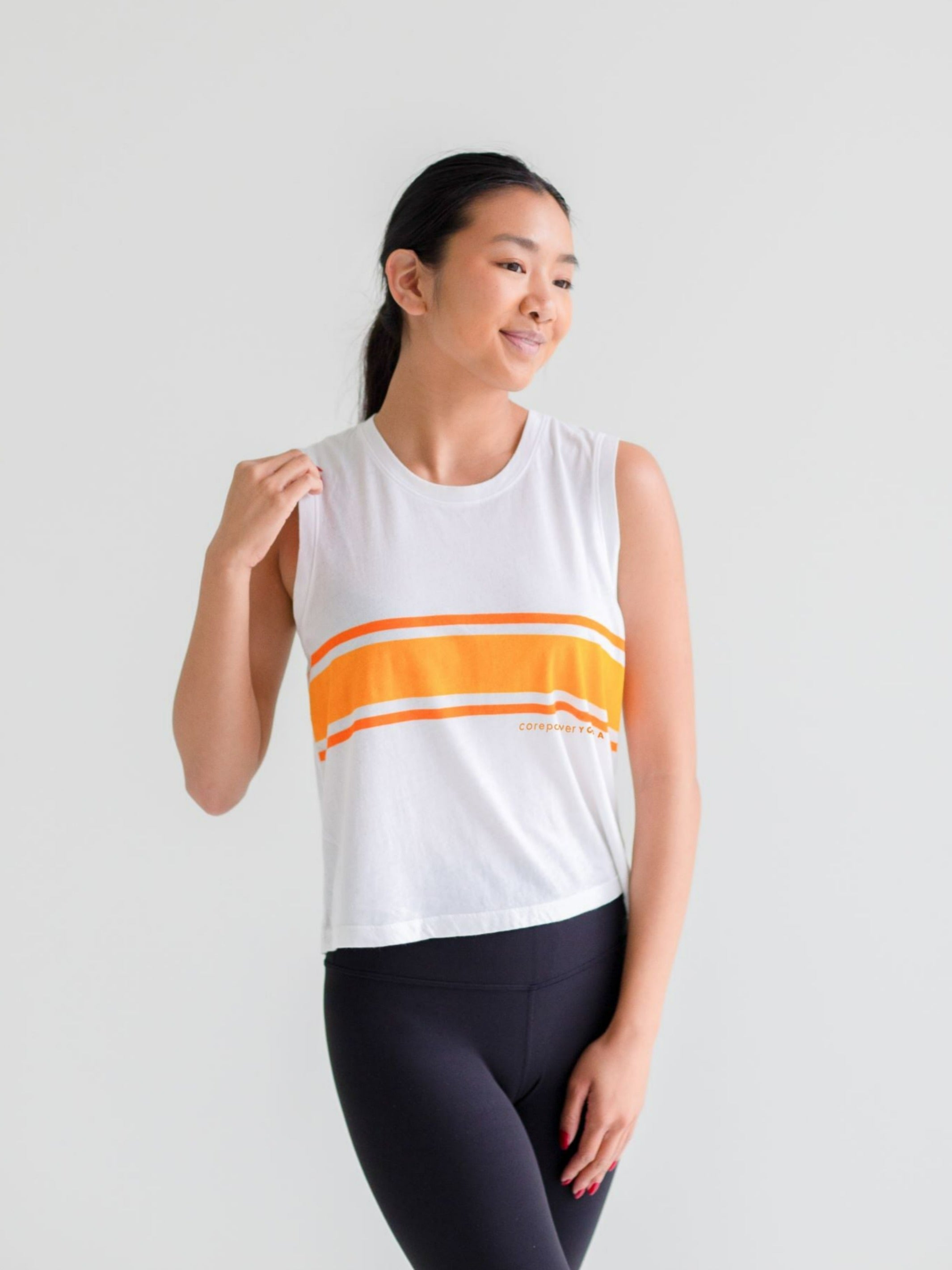 Sundry X CorePower Stripe Tank - FINAL SALE – CorePower Yoga