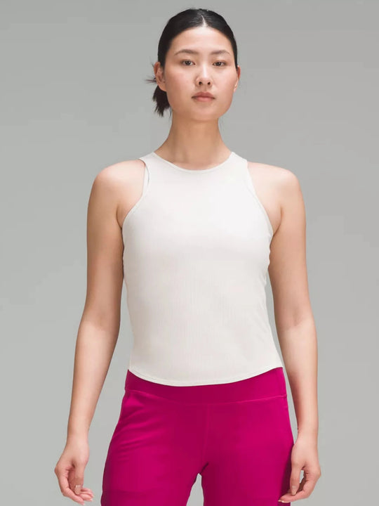 lululemon Ribbed Modal Silk Twist-Back Yoga Tank