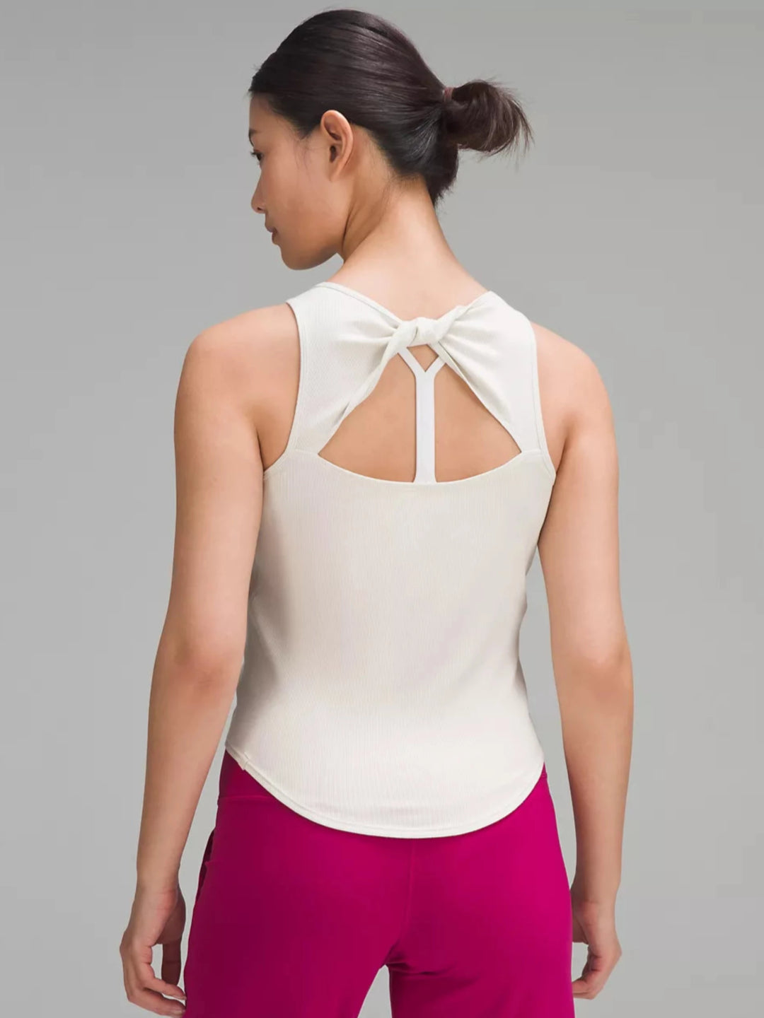 lululemon Ribbed Modal Silk Twist-Back Yoga Tank