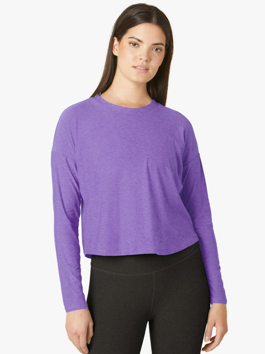 Beyond Yoga Featherweight Open Space Pullover