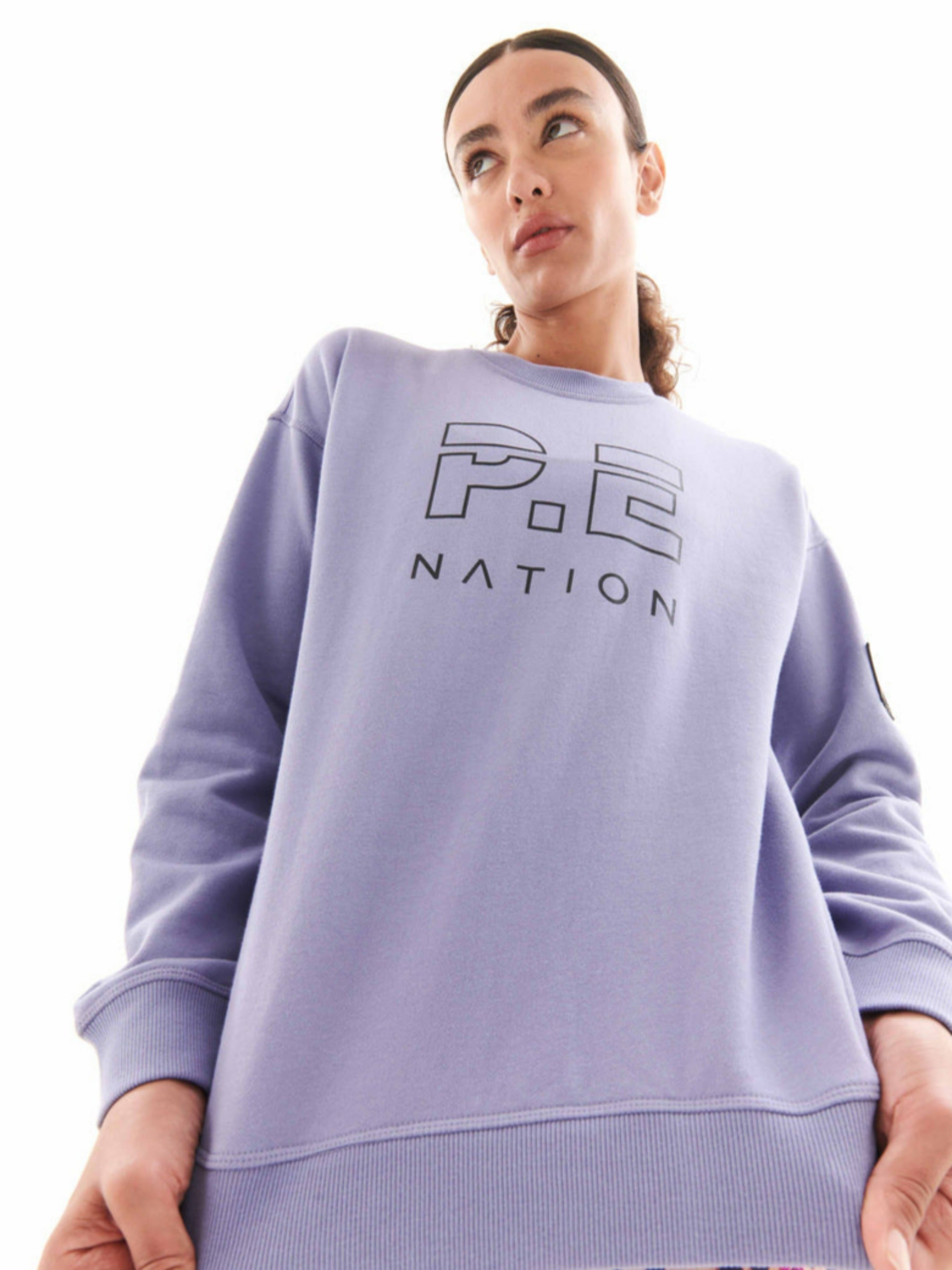 PE Nation Heads Up Sweat Pullover CorePower Yoga
